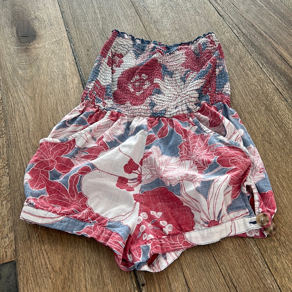 Hollister strapless romper
